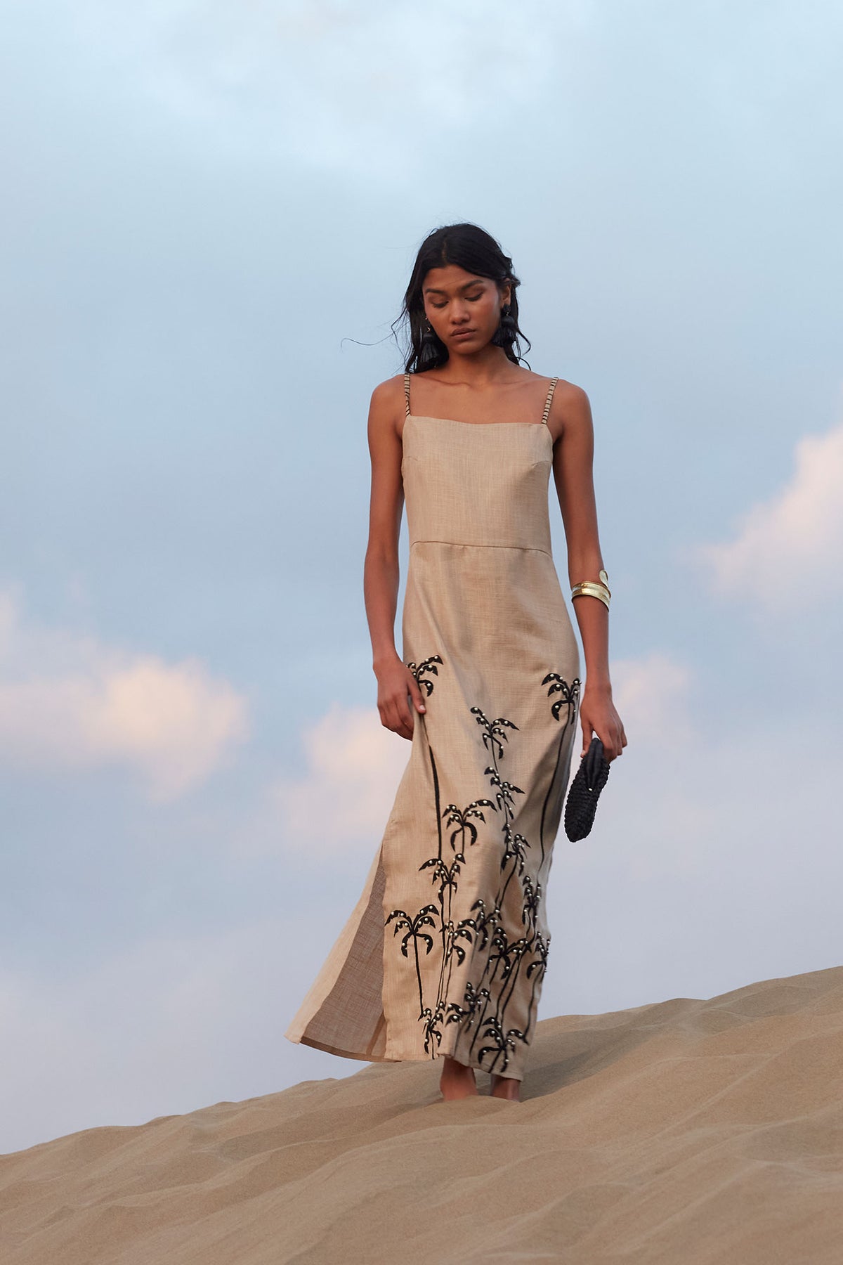 Vestido Palmar Beige