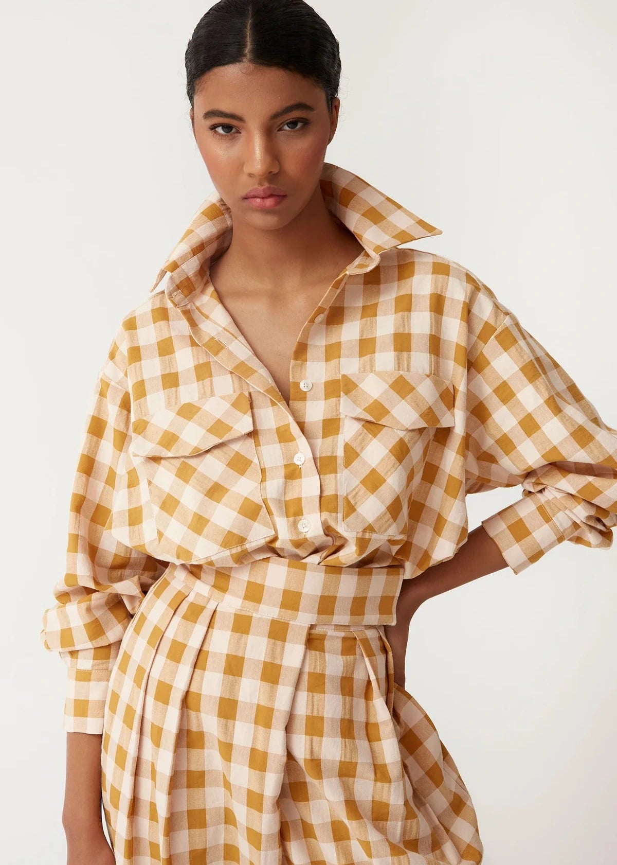Camisa Vera Mostaza
