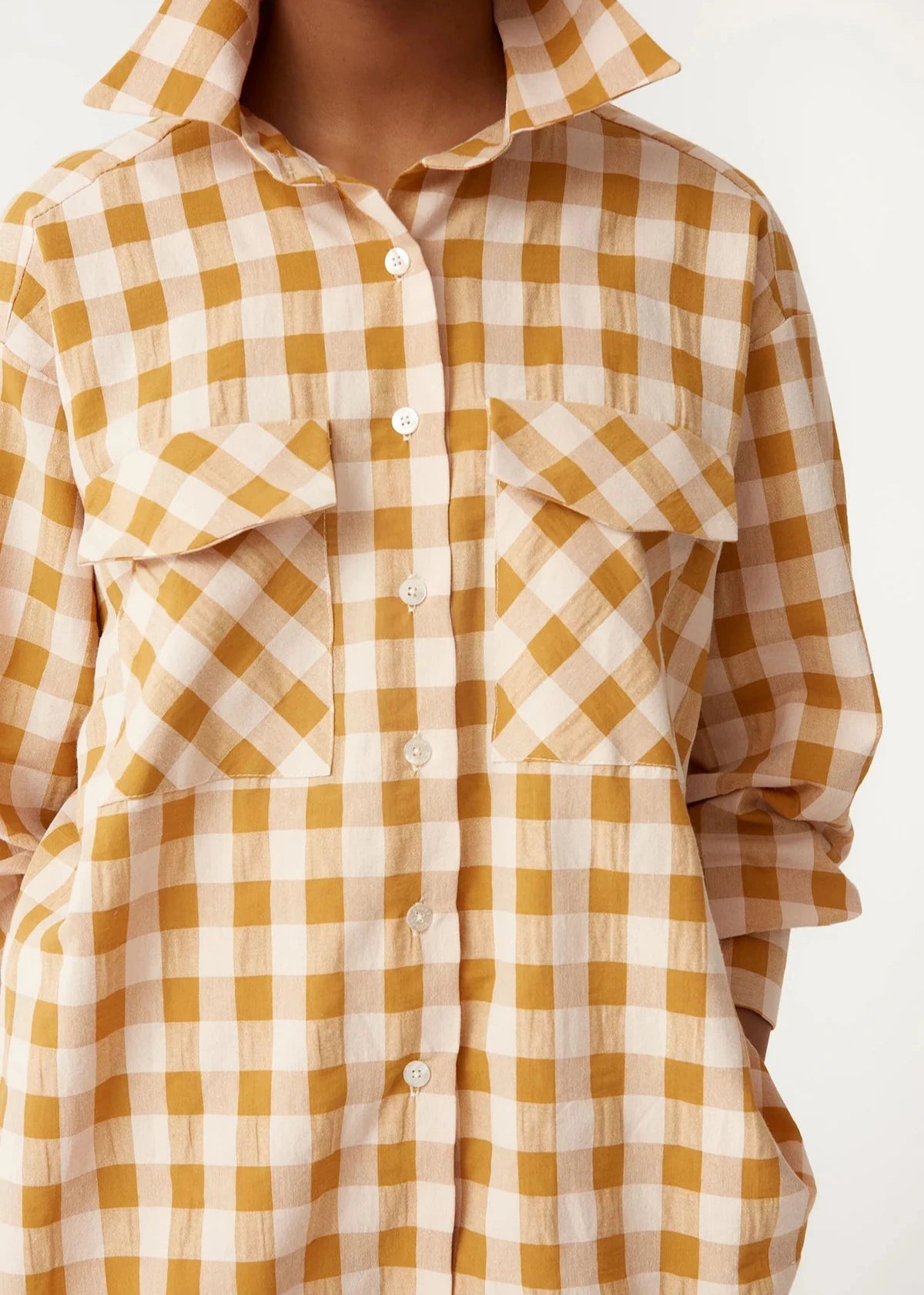 Camisa Vera Mostaza