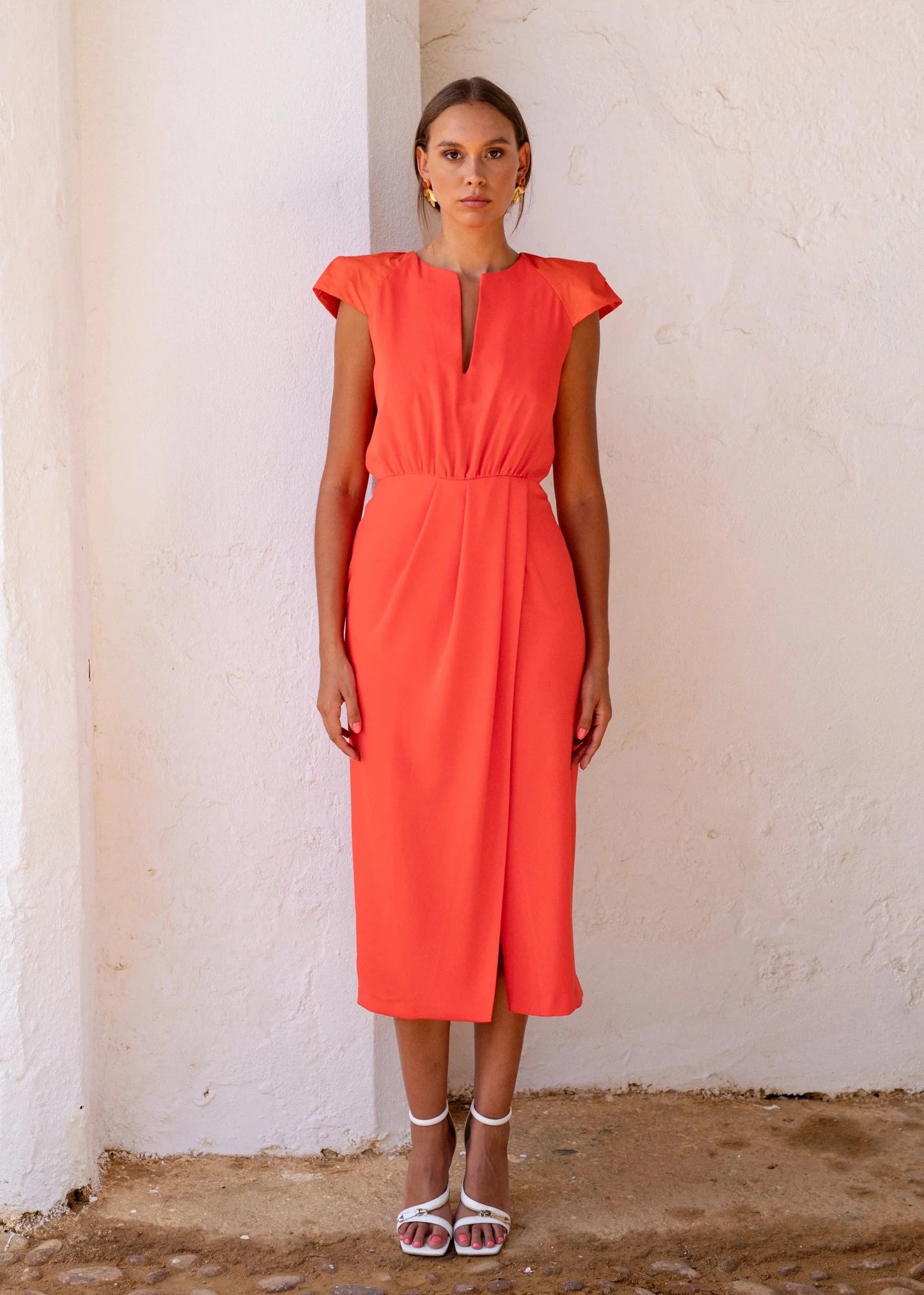 Vestido Zair Naranja