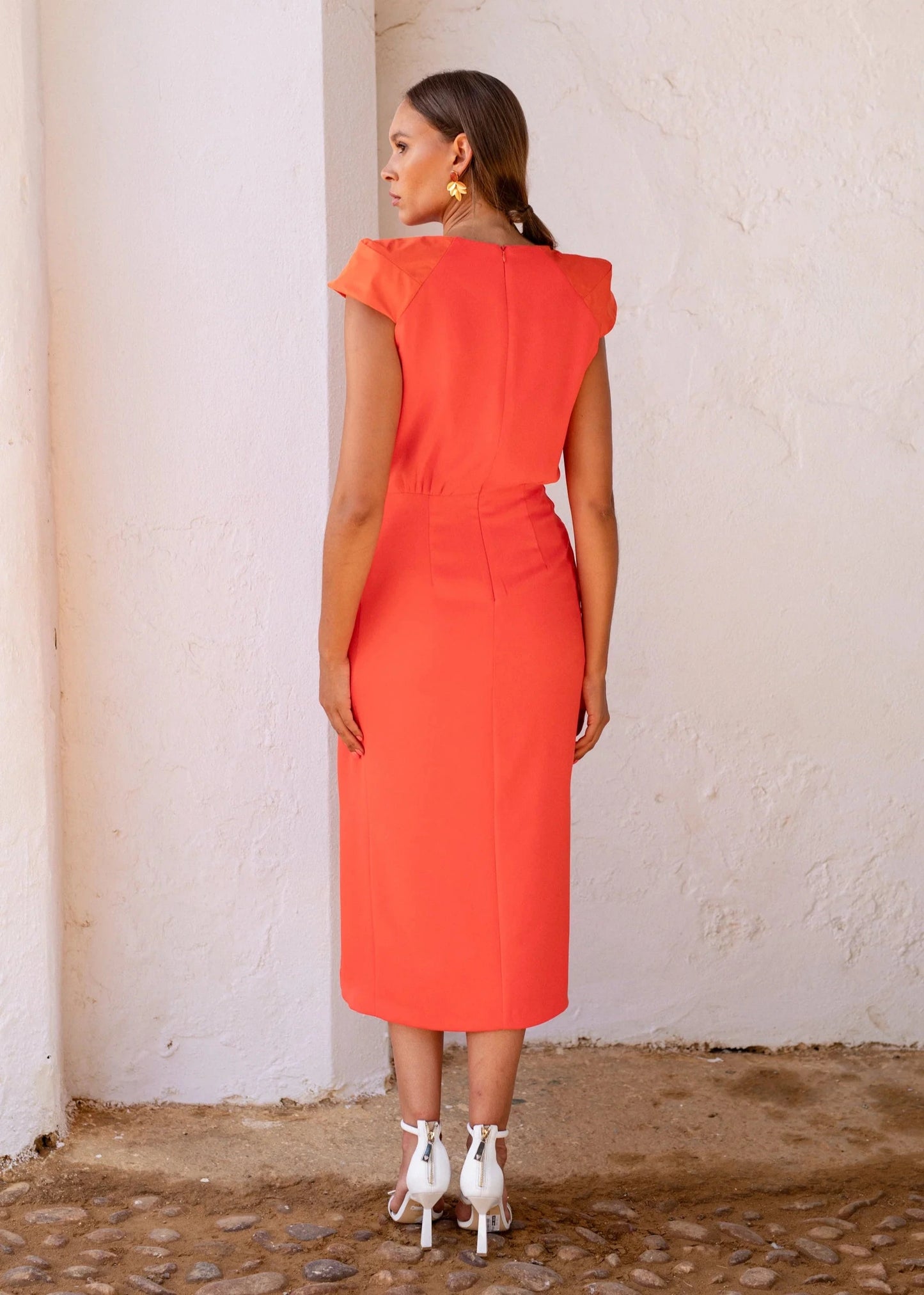 Vestido Zair Naranja