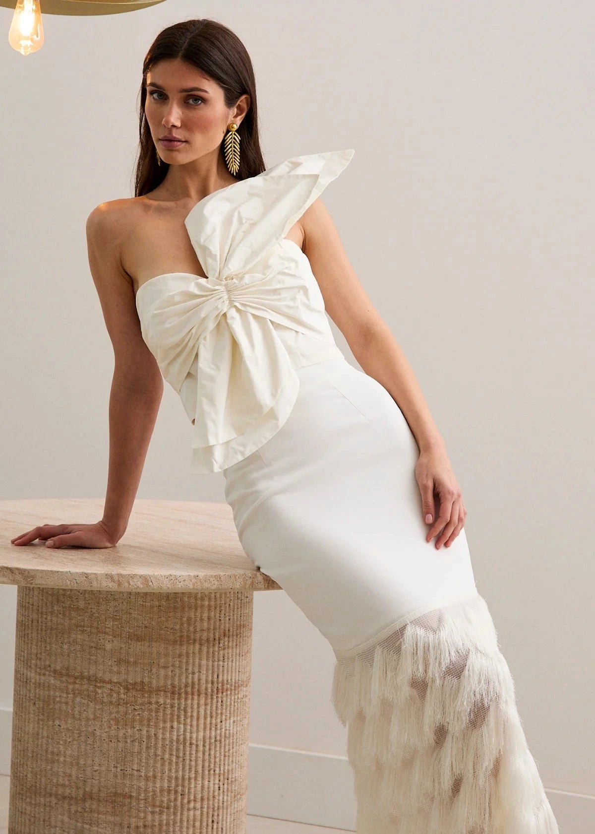 Top Iris Blanco