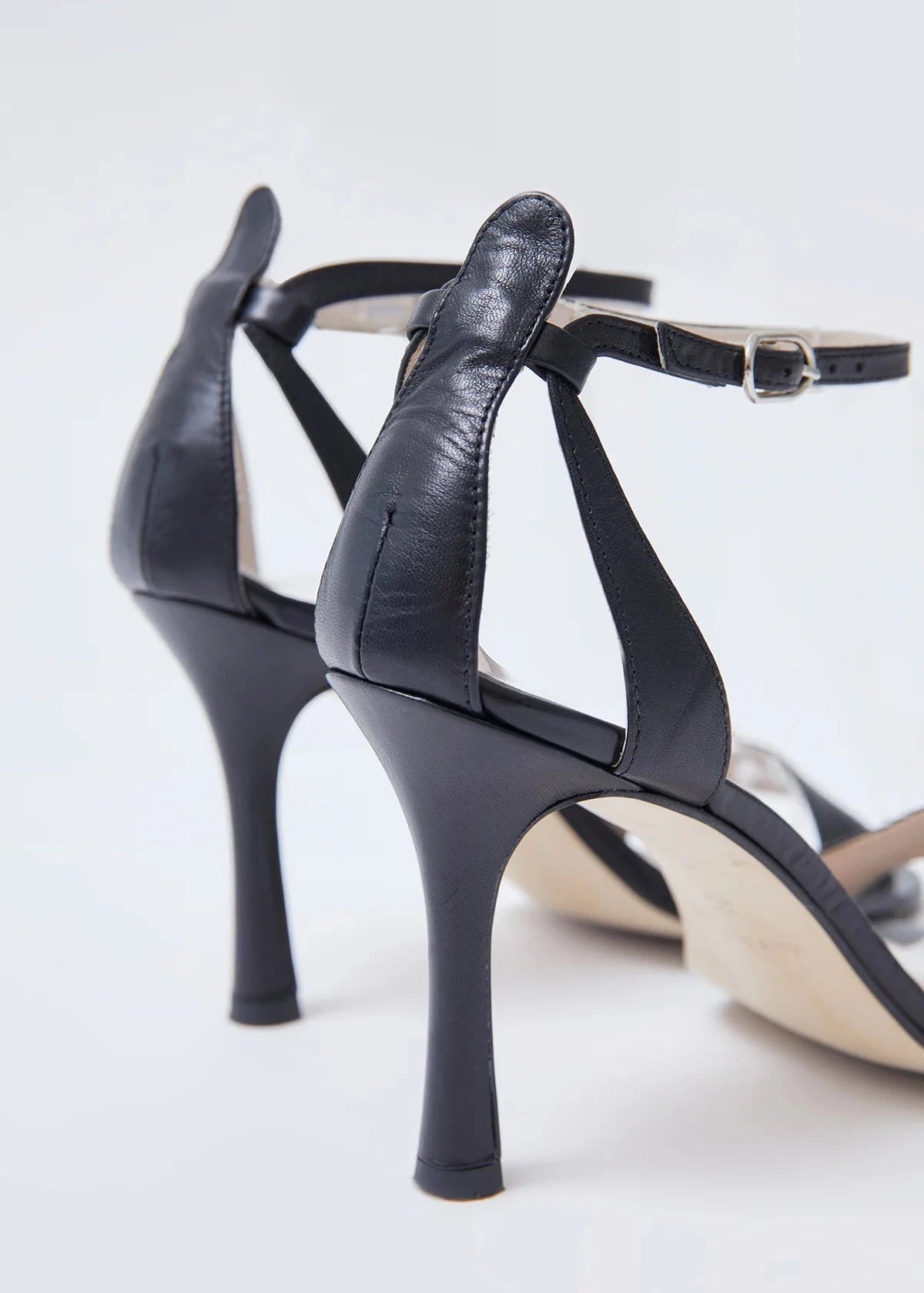 Sandalias Piel Negro