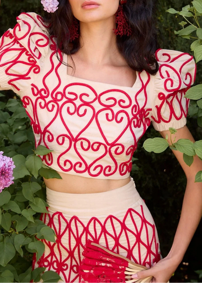 Conjunto Creta Rojo