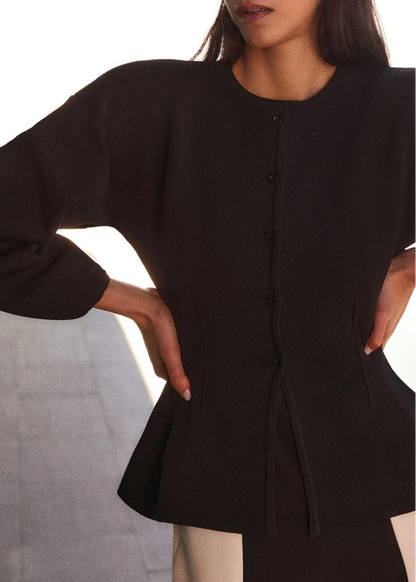Chaqueta Punto Concha Negro