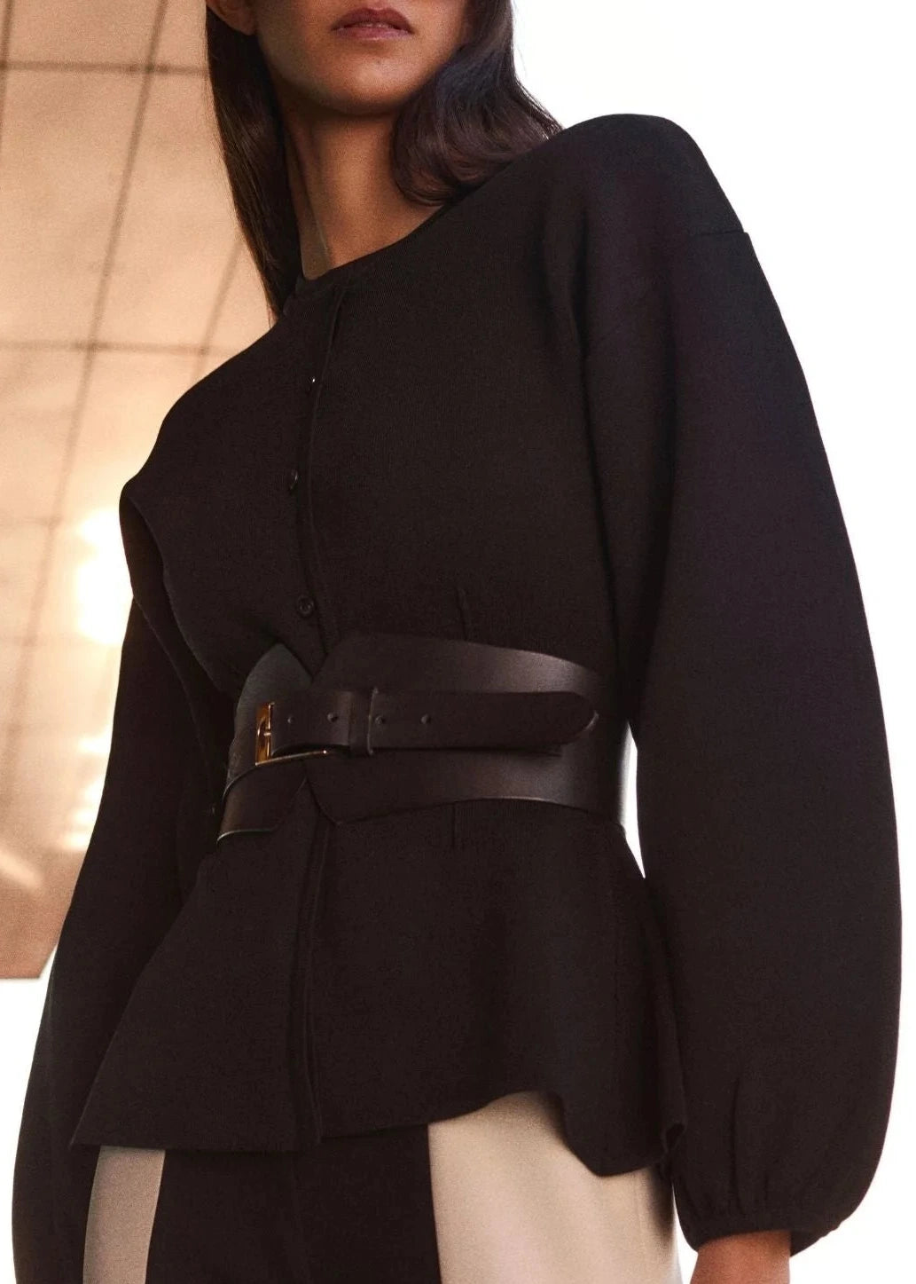 Chaqueta Punto Concha Negro