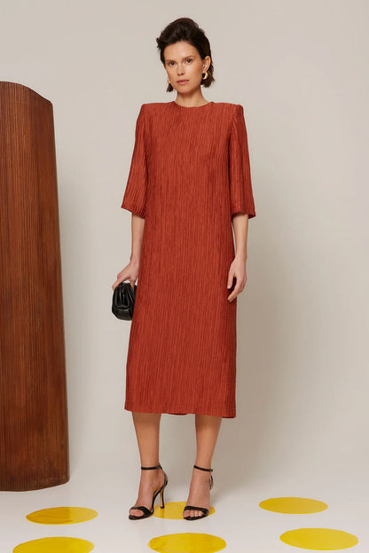 Vestido Evelina Teja