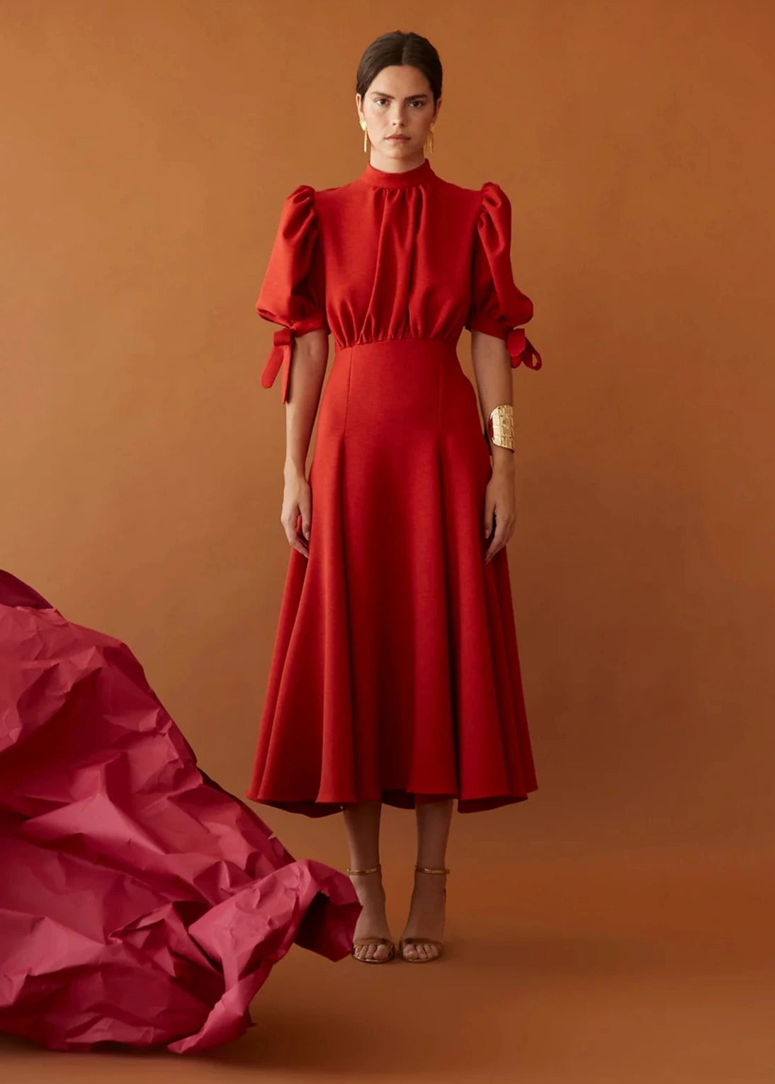 Vestido Elena Teja