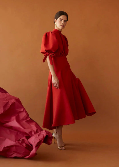 Vestido Elena Teja