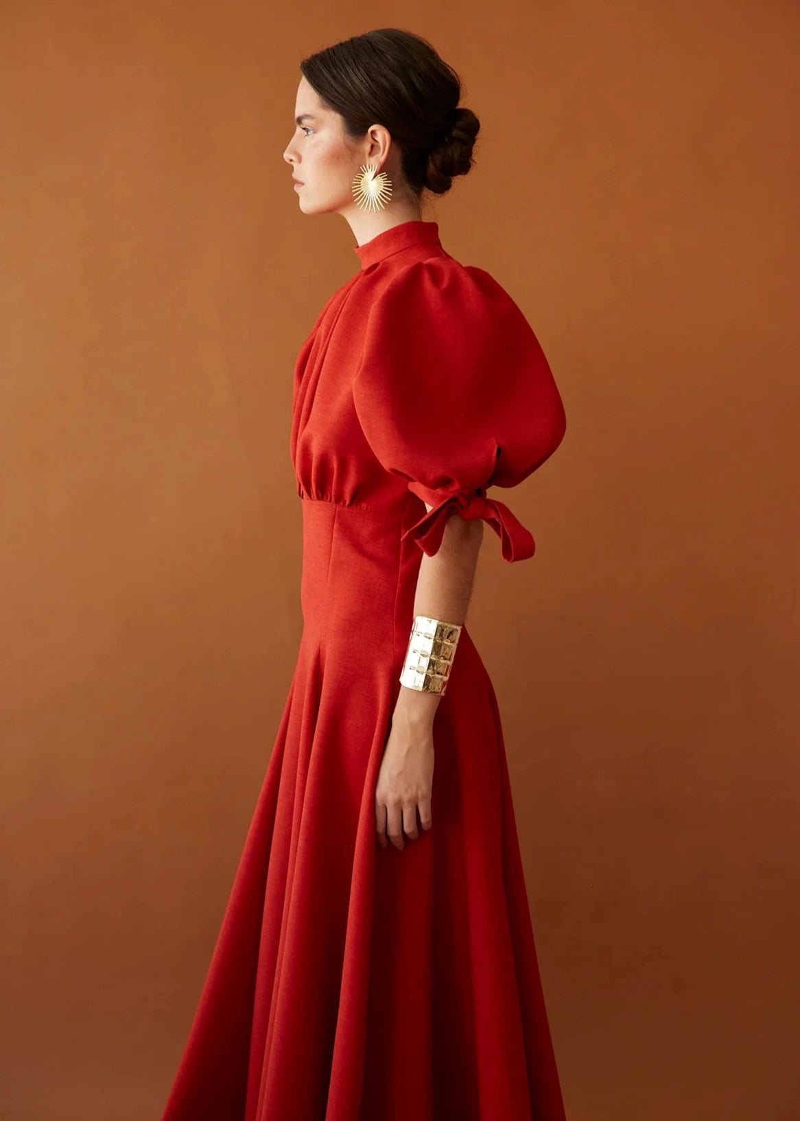 Vestido Elena Teja