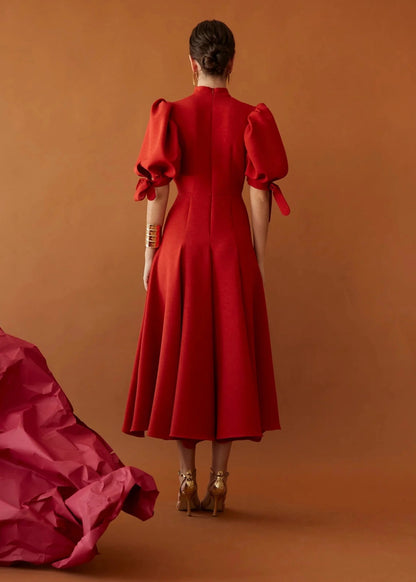 Vestido Elena Teja
