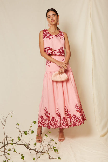 Conjunto Blumia Rosa