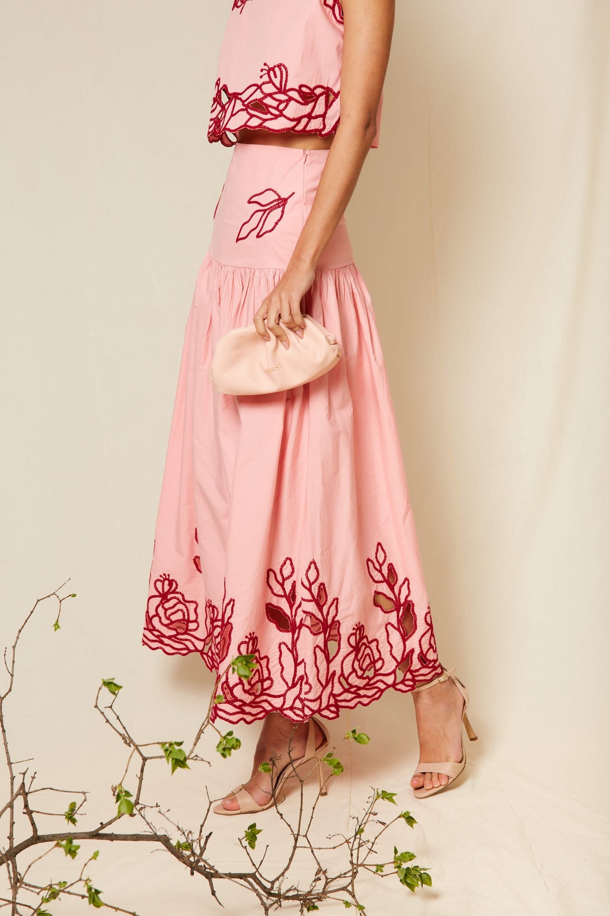 Conjunto Blumia Rosa