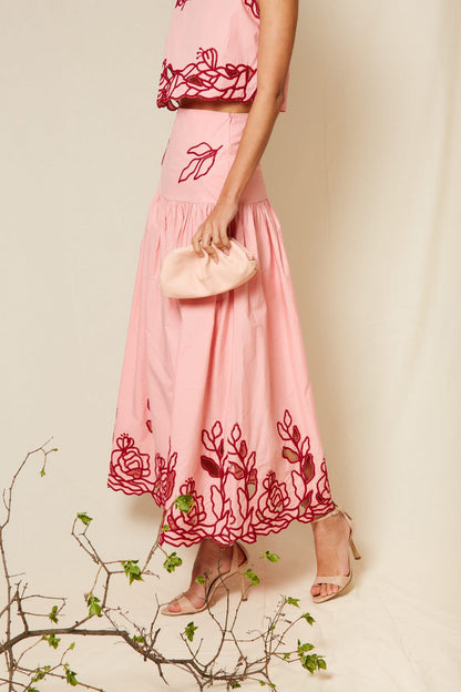 Conjunto Blumia Rosa