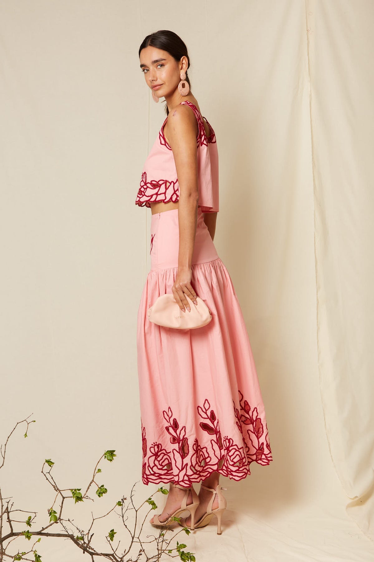 Conjunto Blumia Rosa