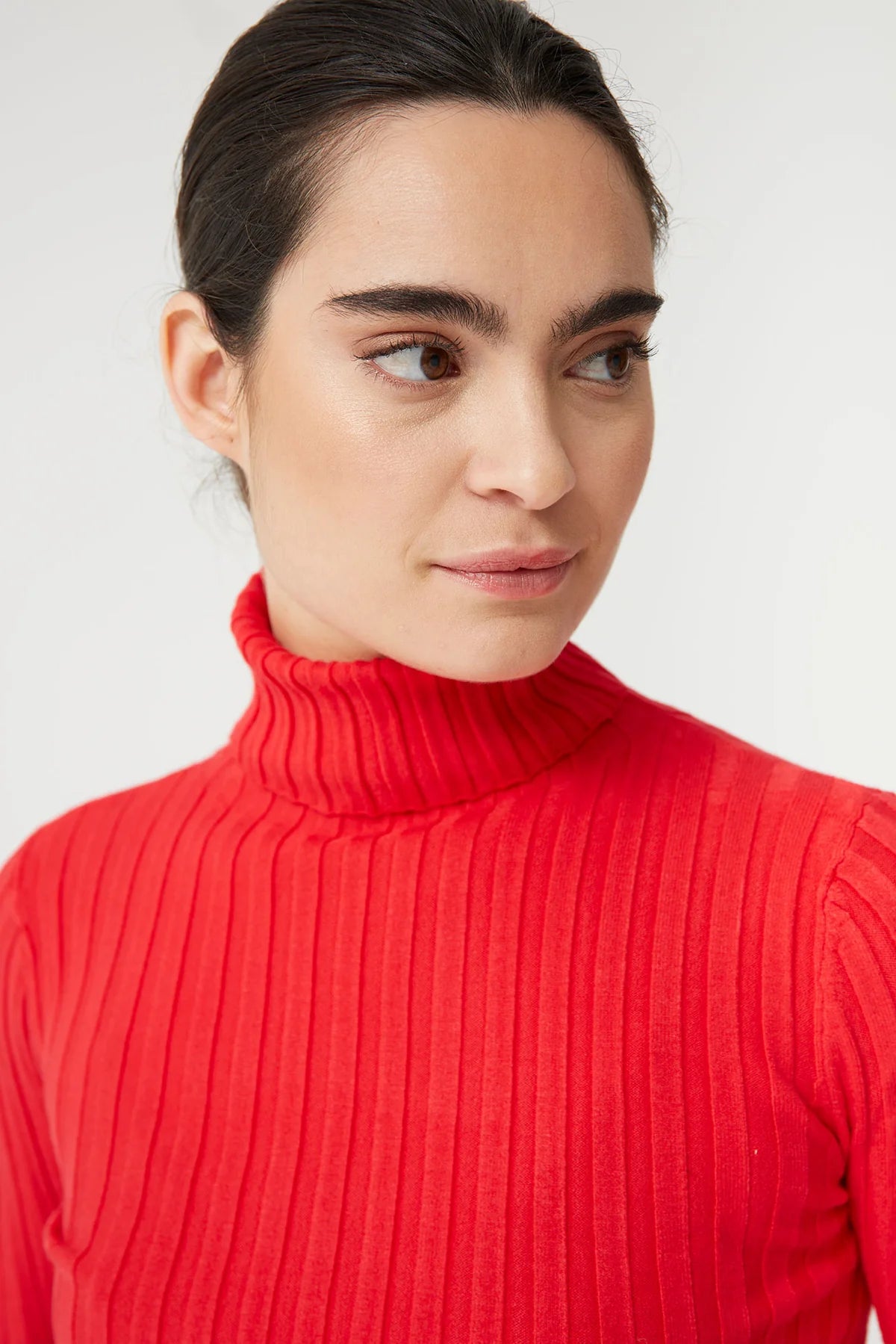 Jersey Canalé Alto Rojo