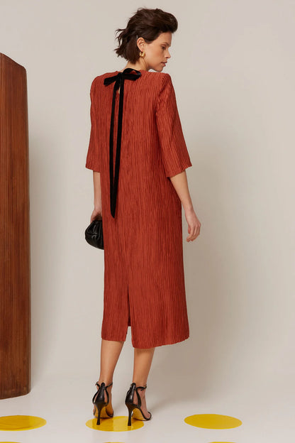 Vestido Evelina Teja