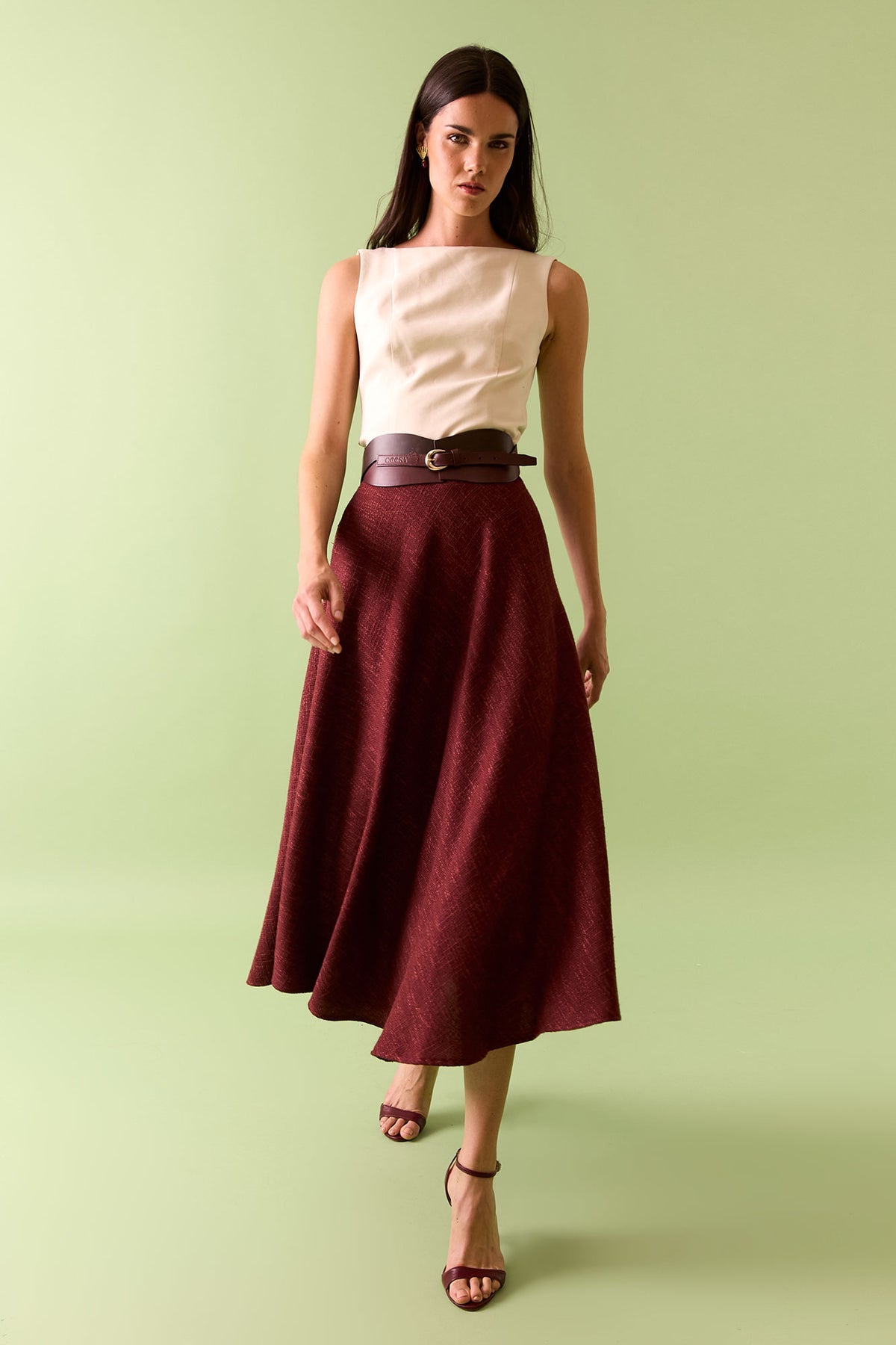 Falda Persefone Granate