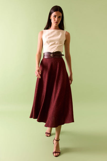 Falda Persefone Granate
