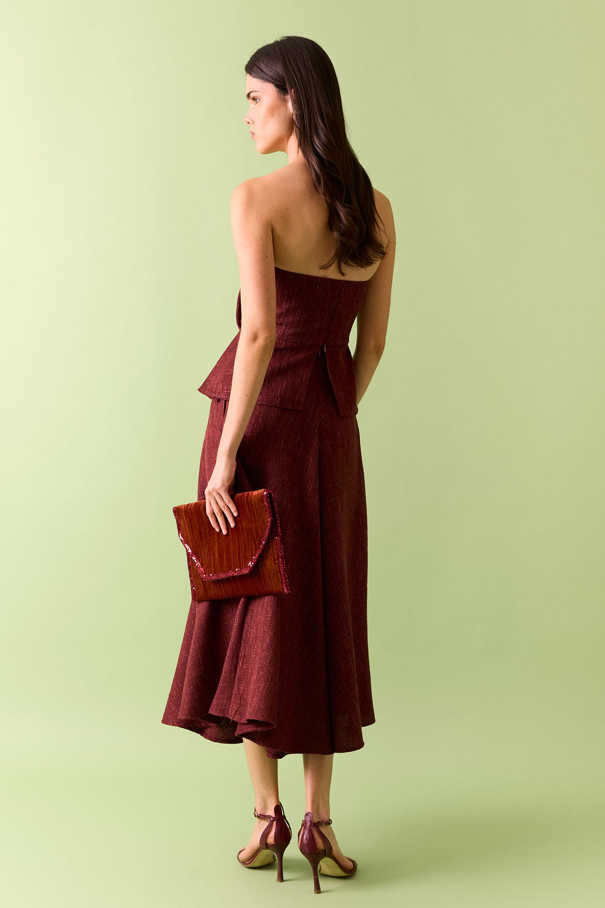 Falda Persefone Granate