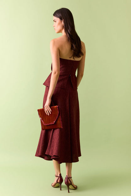 Falda Persefone Granate