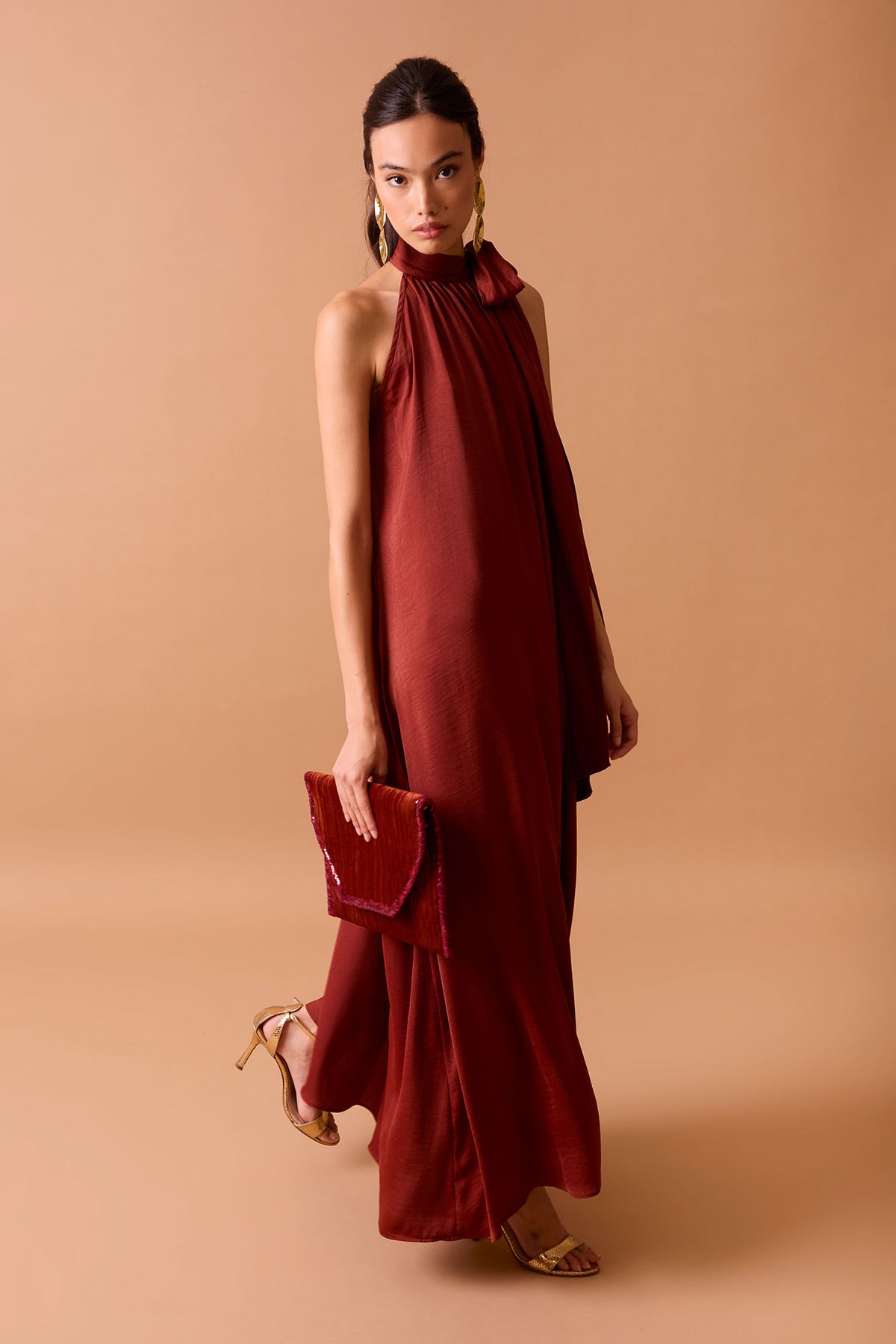 Vestido Greta Teja