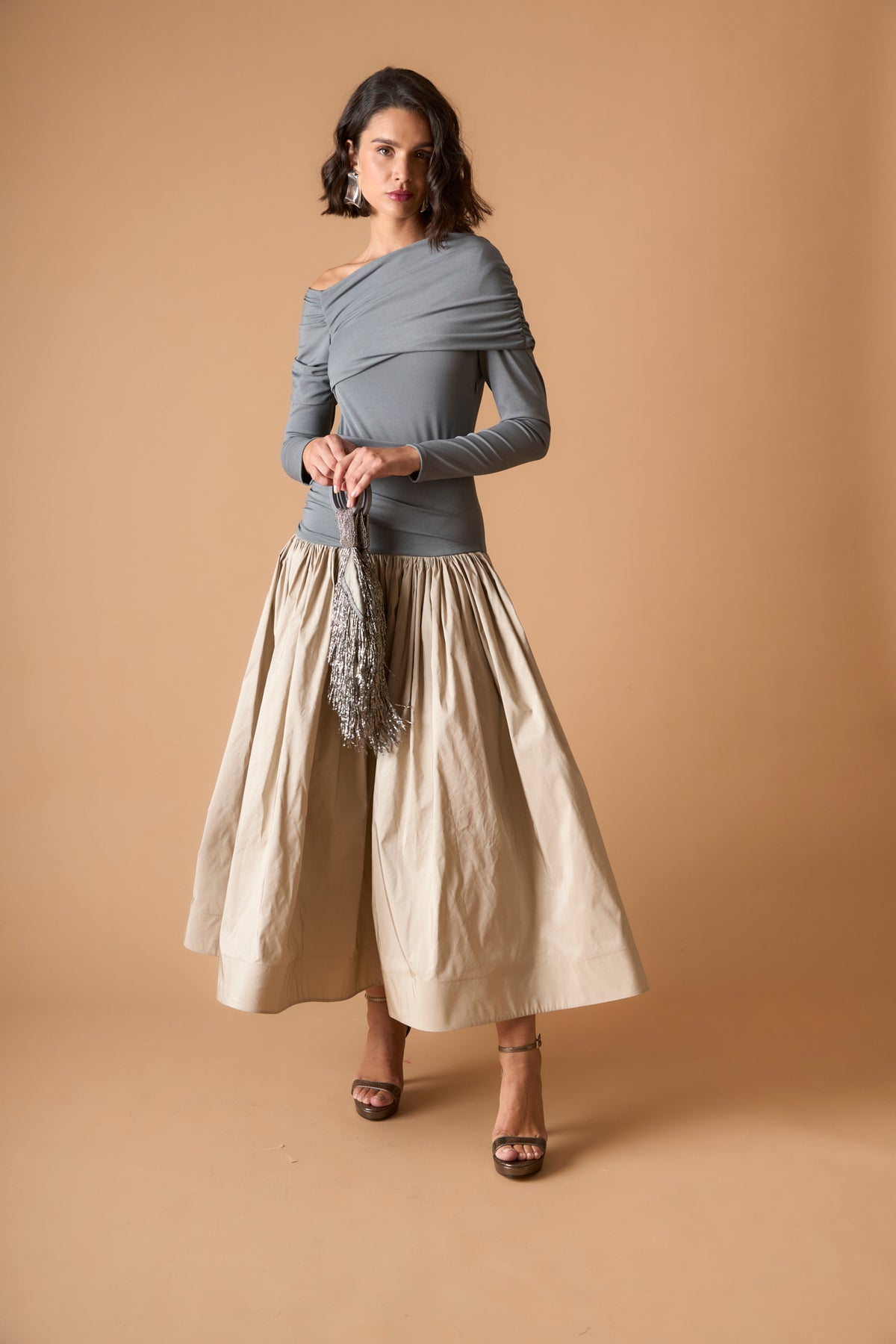 Vestido Lirian Gris