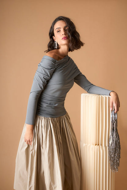 Vestido Lirian Gris