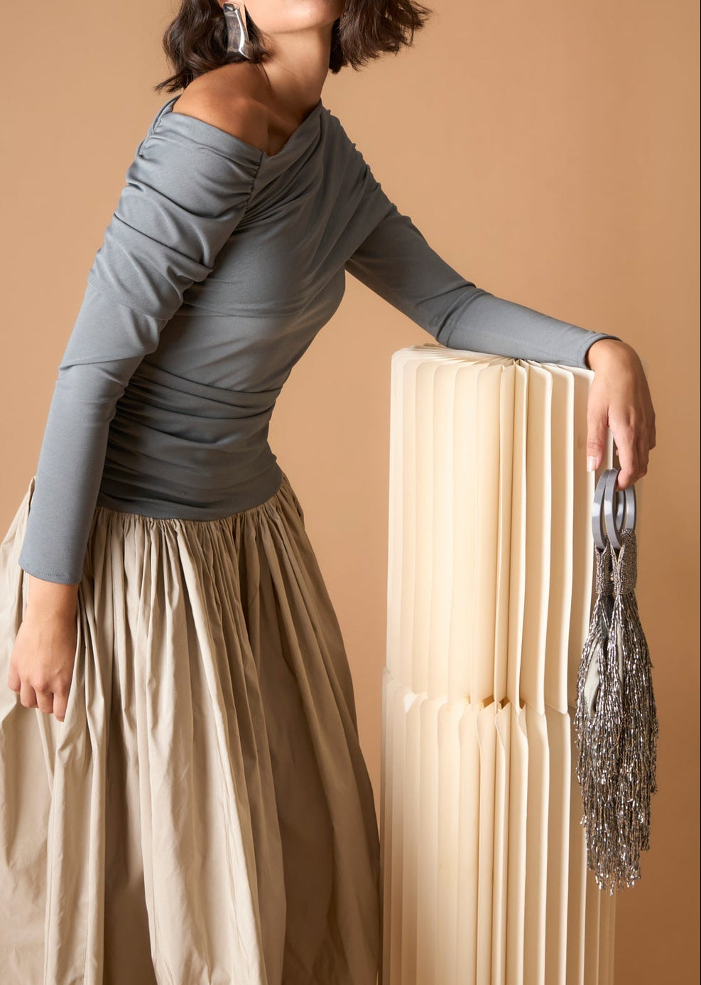 Vestido Lirian Gris