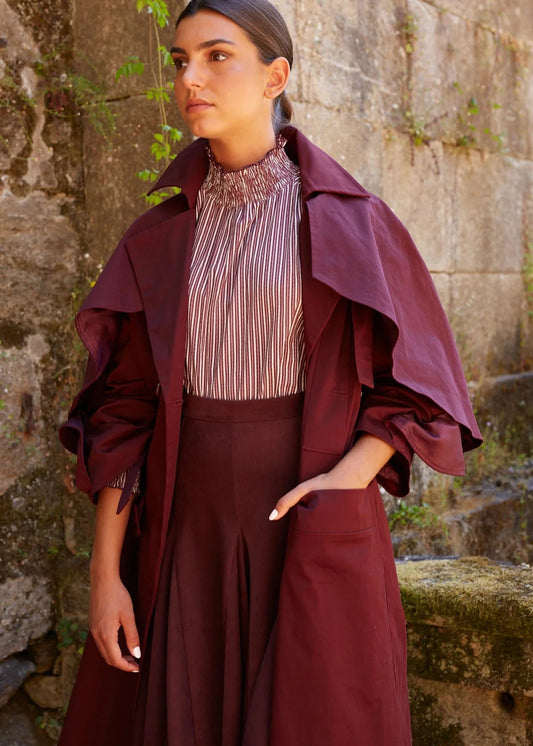 Gabardina Gia Burdeos