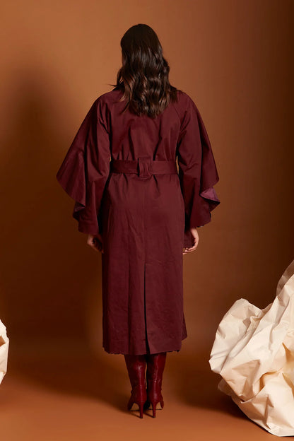 Gabardina Gia Burdeos