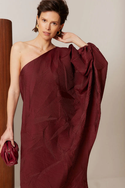 Vestido Oriana Granate