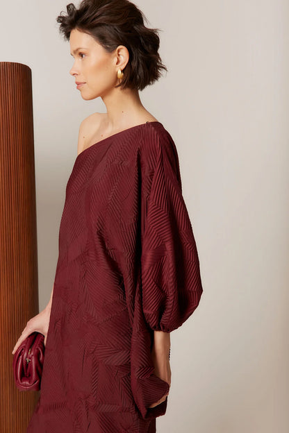 Vestido Oriana Granate