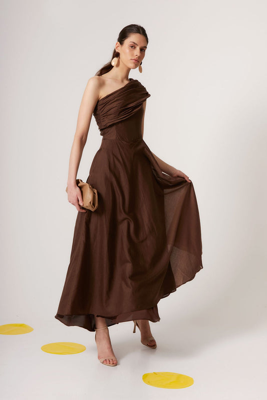 Vestido Ginebra Marrón