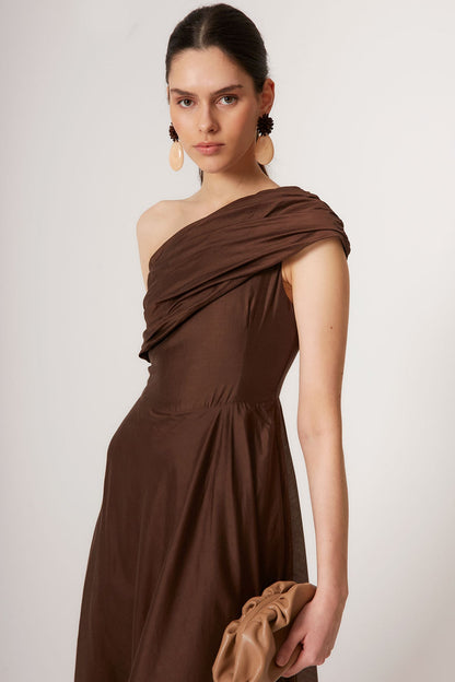 Vestido Ginebra Marrón