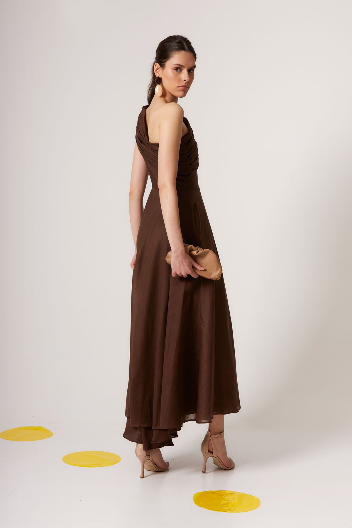 Pendientes Juno Beige