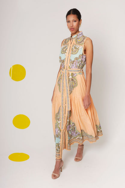 Vestido Amina Salmón
