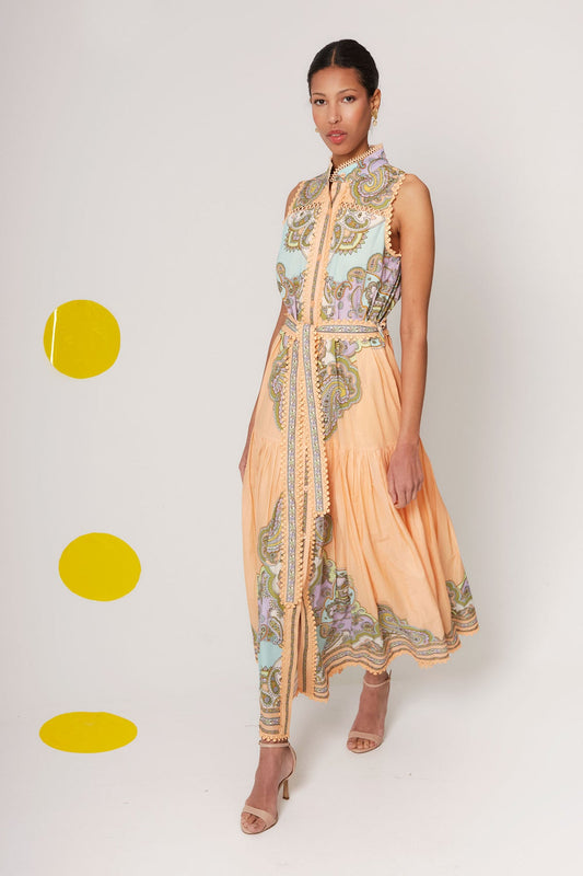 Vestido Amina Salmón