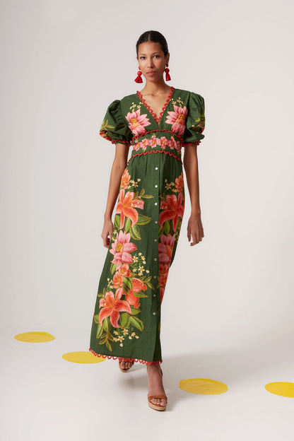 Vestido Narella Verde