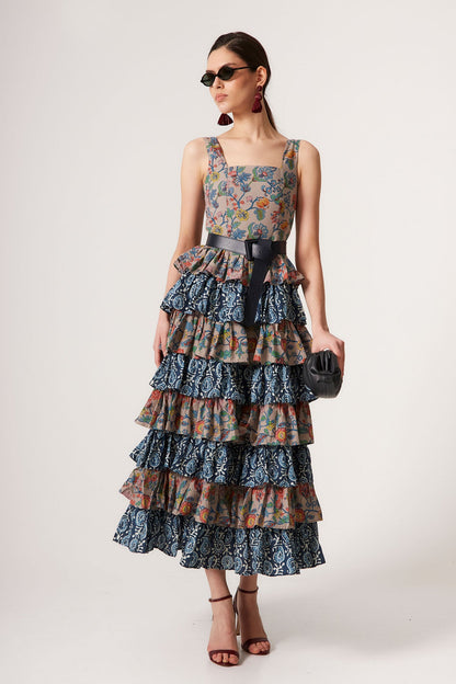 Vestido Adriana Azul
