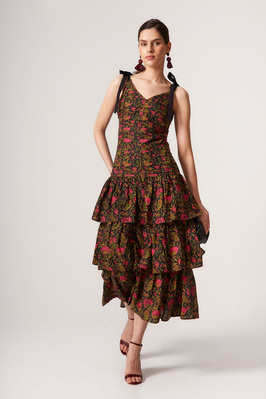 Vestido Isolde Flores
