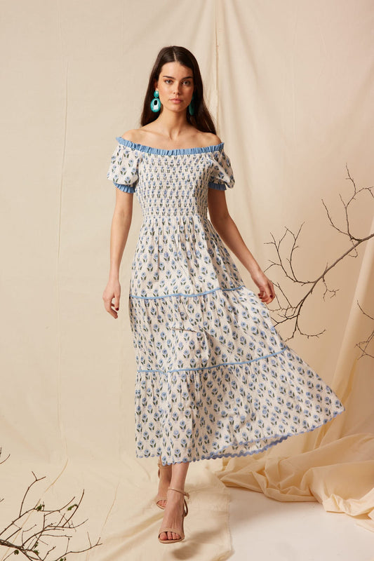 Vestido Auren Azul