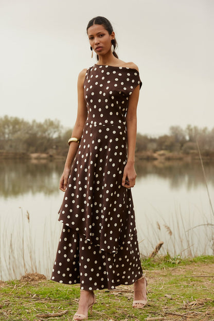 Vestido Azriel Marrón