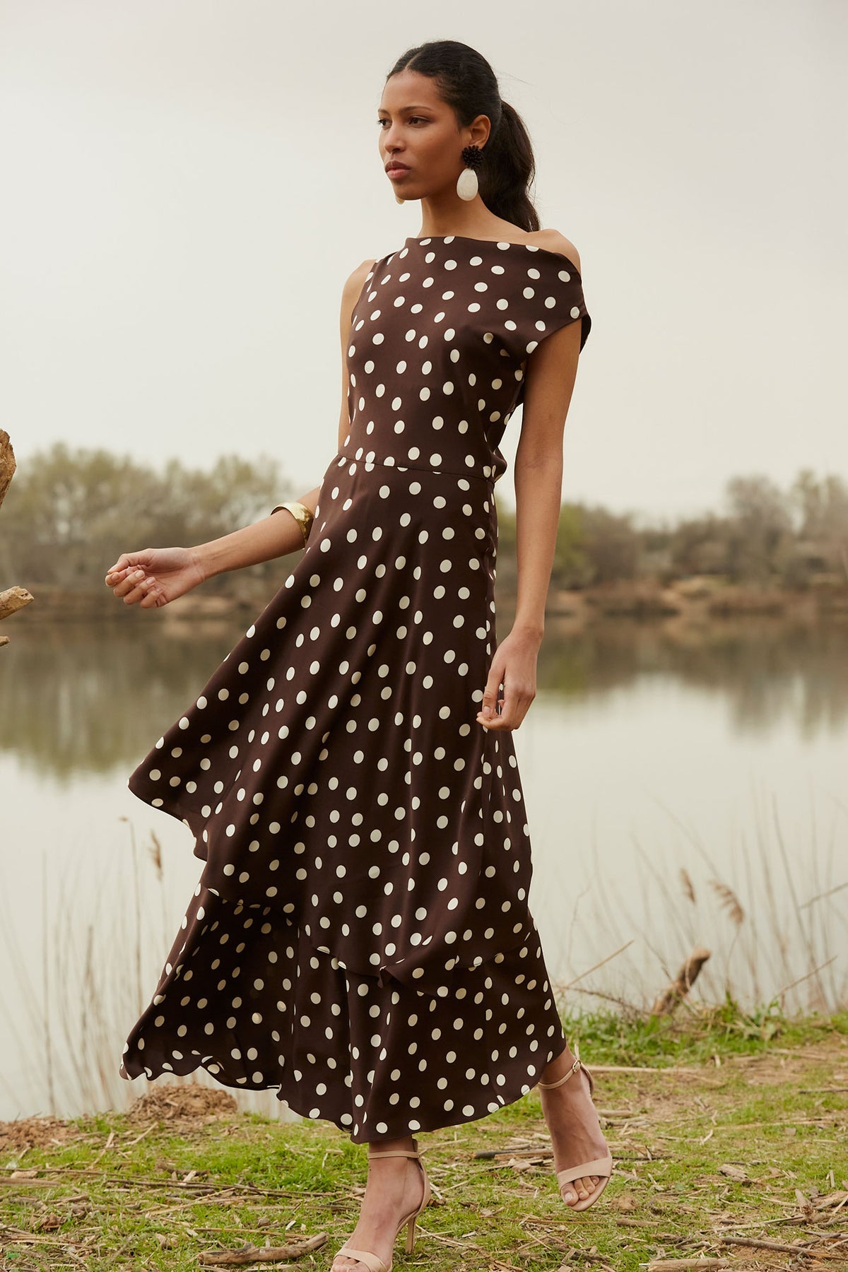 Vestido Azriel Marrón
