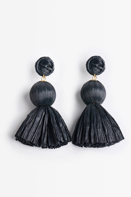 Pendientes Saba Negro