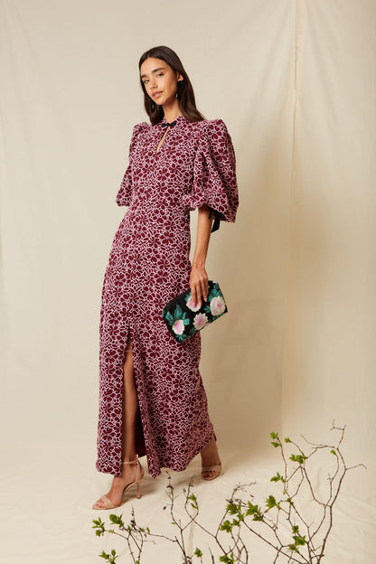 Vestido Roti Granate
