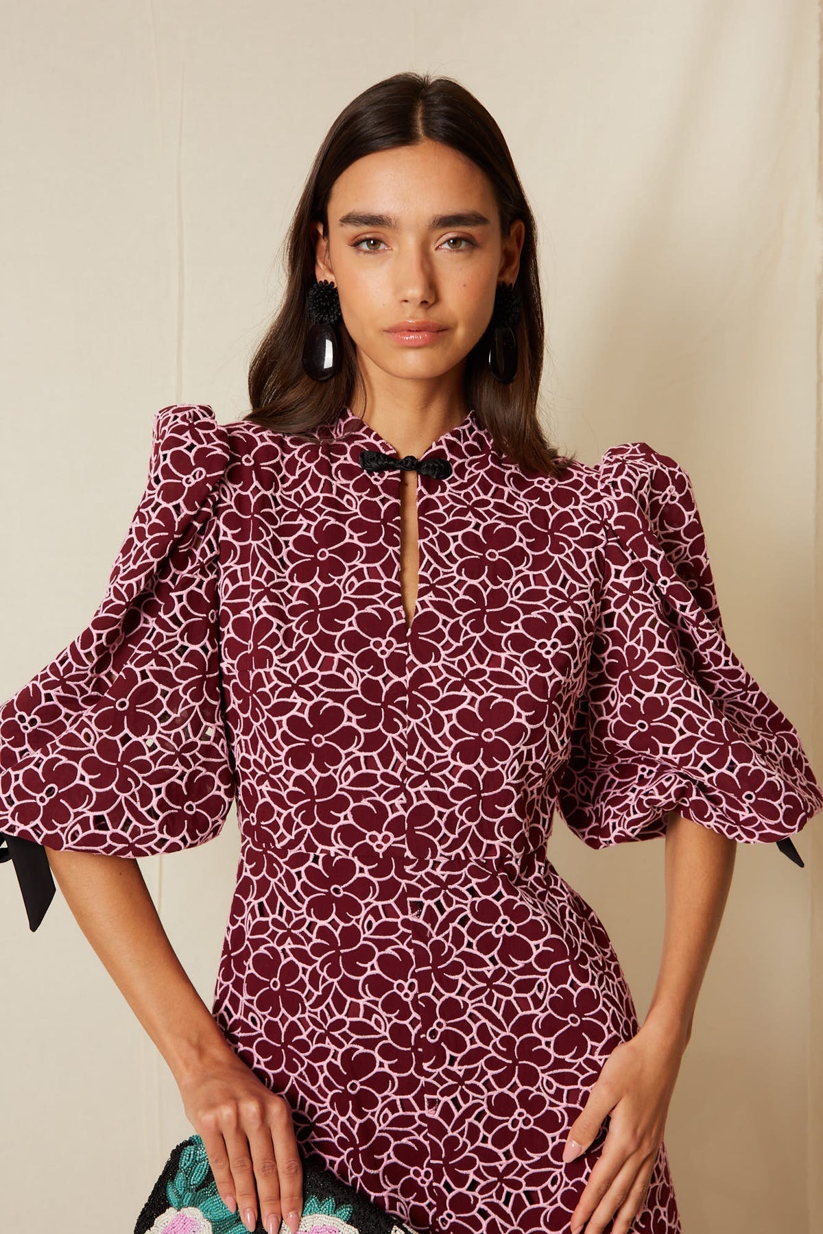 Vestido Roti Granate