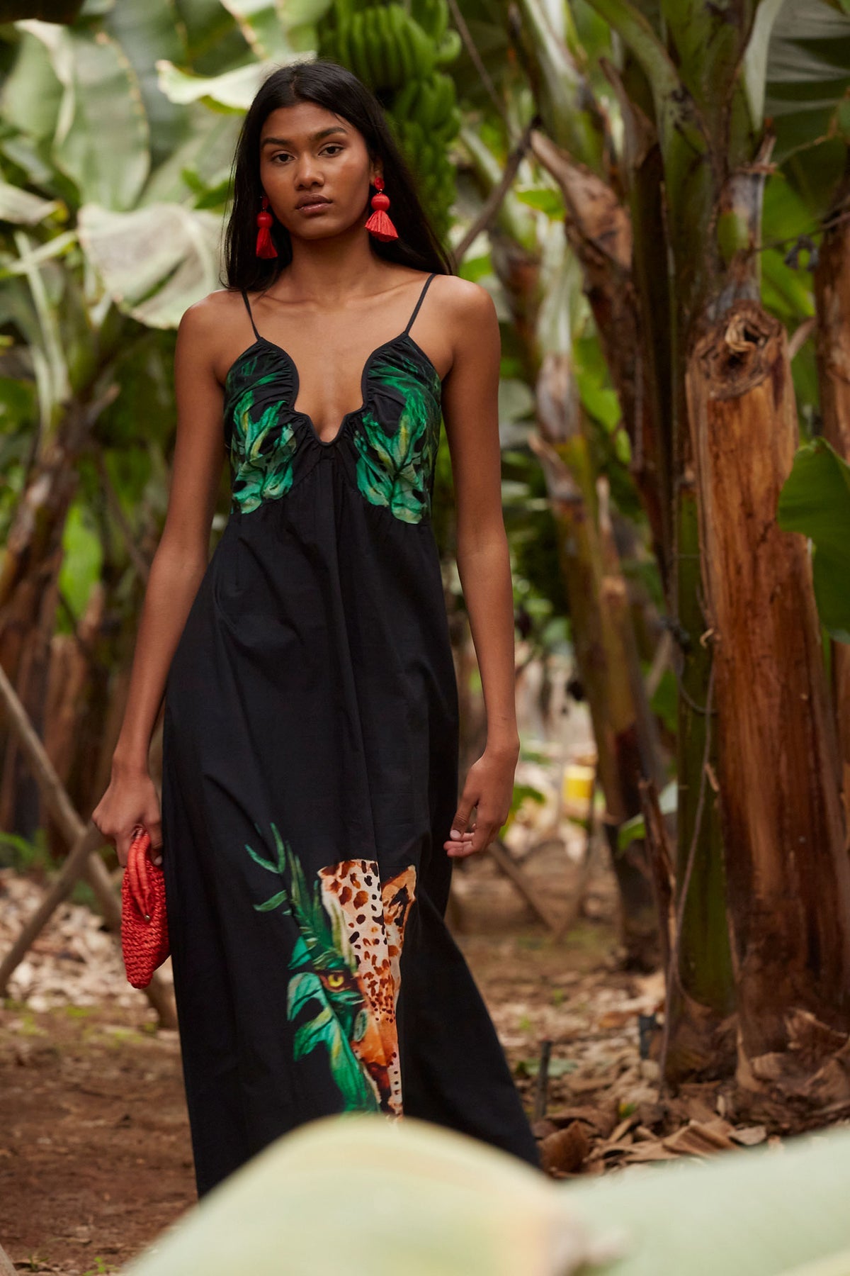 Vestido Jungla Marino
