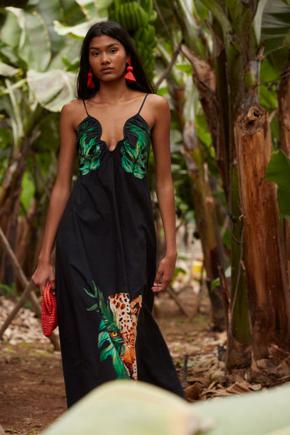 Vestido Jungla Marino