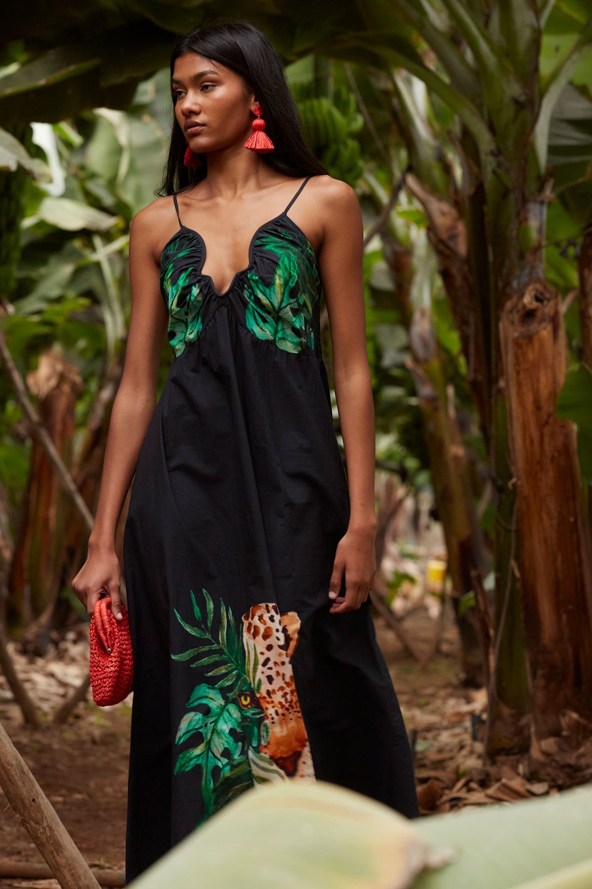 Vestido Jungla Marino